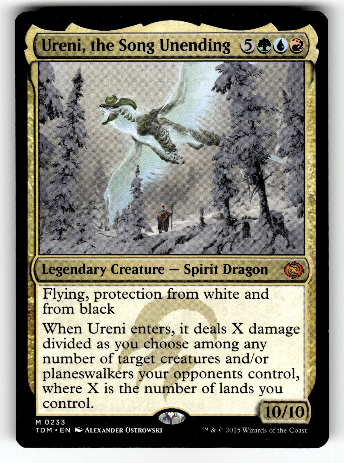 Ureni, the Song Unending – 233 TDM: Tarkir: Dragonstorm M NM