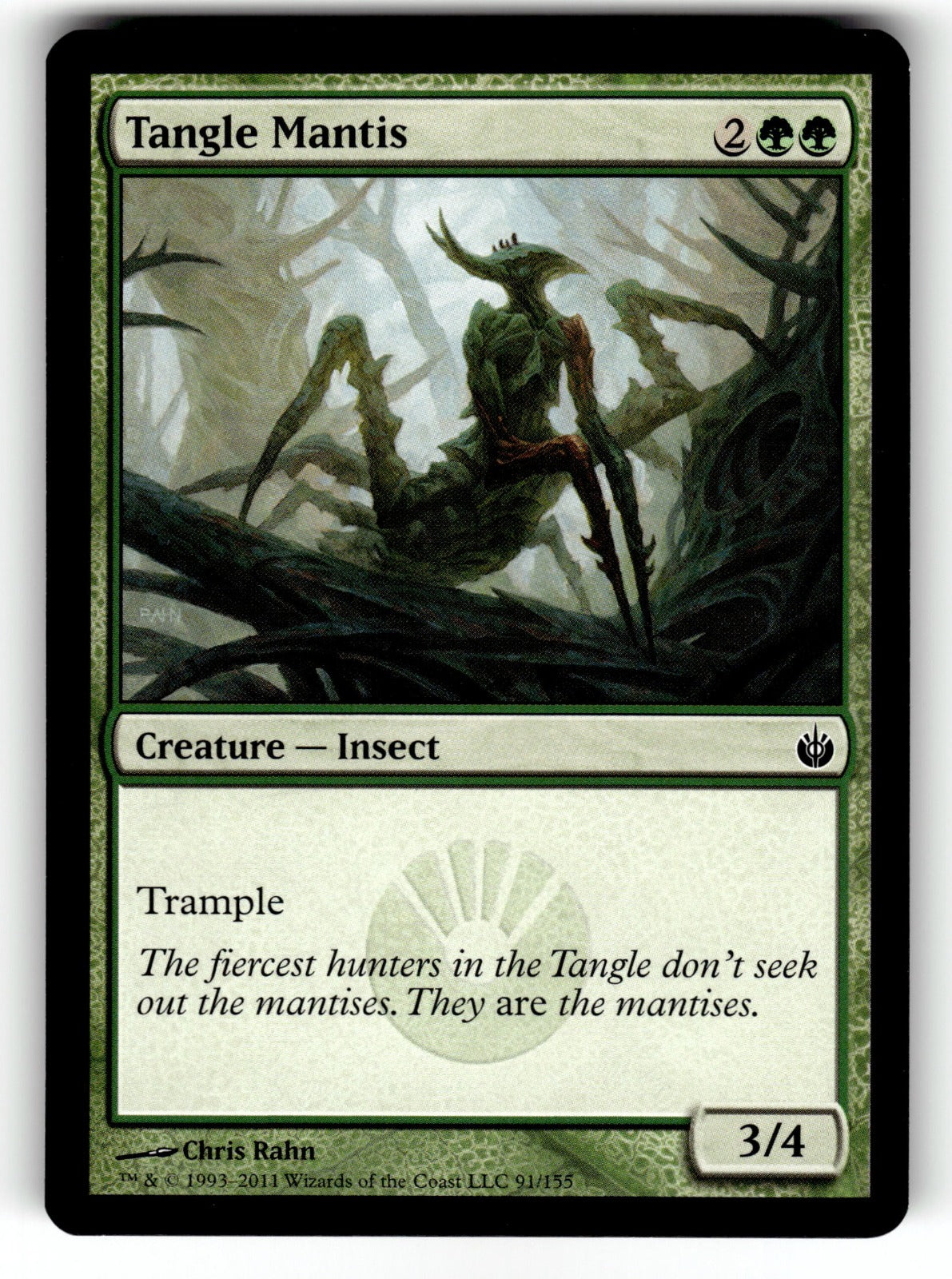 Tangle Mantis – 91 MBS: Mirrodin Besieged C NM