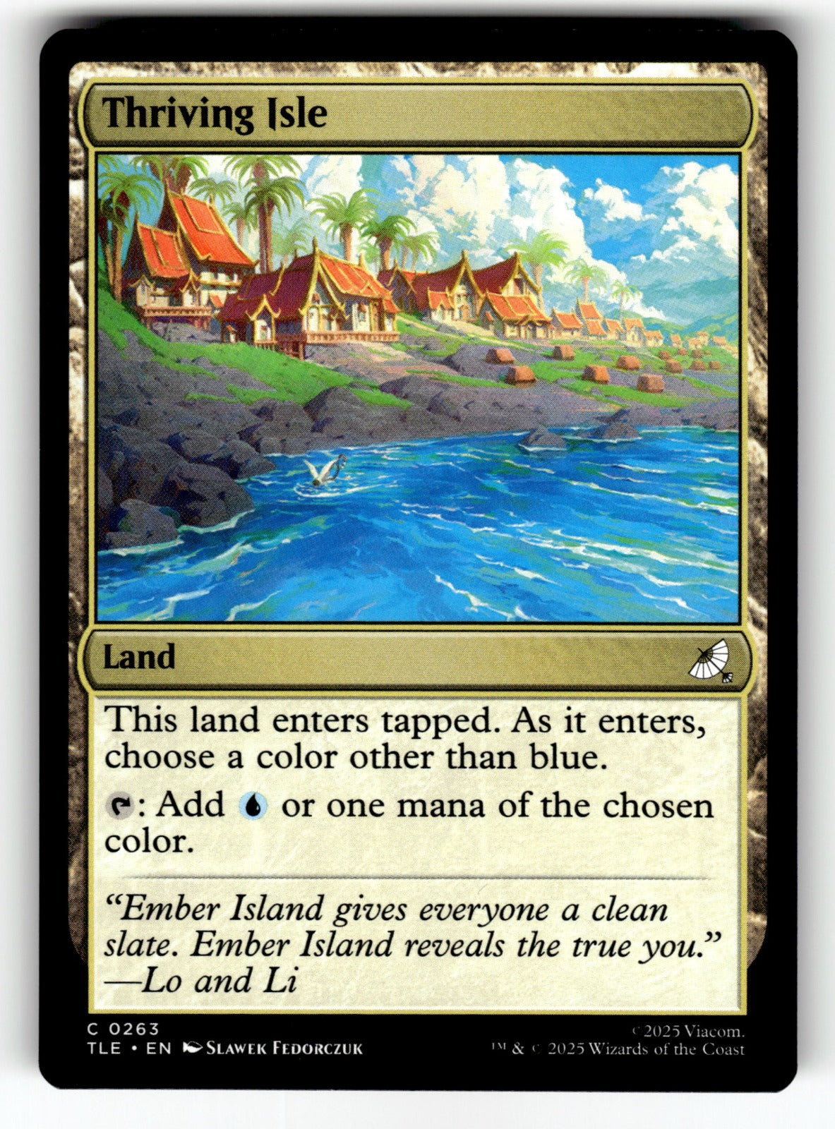 Thriving Isle – 263 TLE: Avatar: The Last Airbender: Eternal-Legal C NM