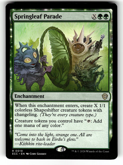 Springleaf Parade – 19 ECC: Commander: Lorwyn Eclipsed R NM