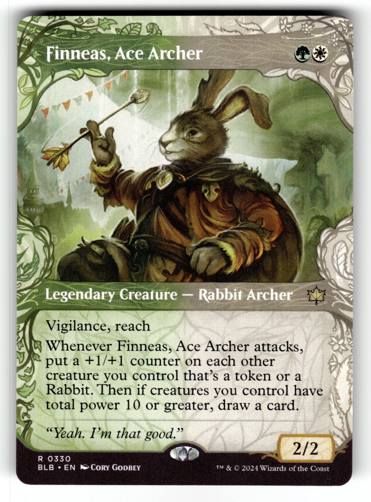 Finneas, Ace Archer (Showcase) – 330 BLB: Bloomburrow R NM
