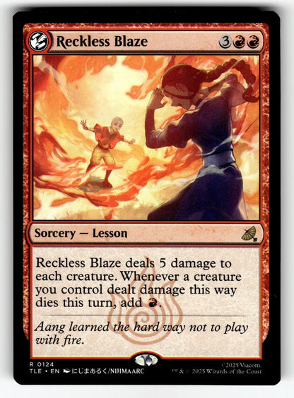 Reckless Blaze – 124 TLE: Avatar: The Last Airbender: Eternal-Legal R NM