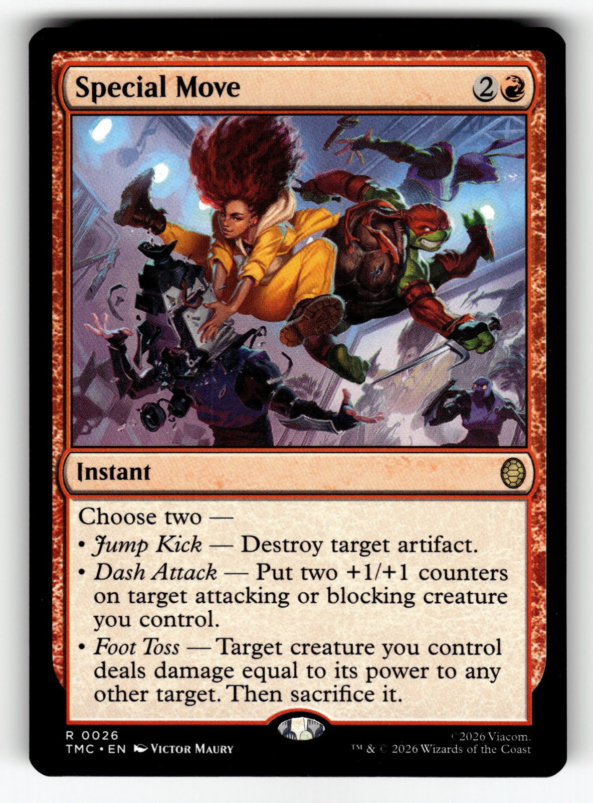 Special Move – 26 TMC: Commander: Teenage Mutant Ninja Turtles R NM