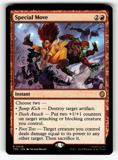 Special Move – 26 TMC: Commander: Teenage Mutant Ninja Turtles R NM