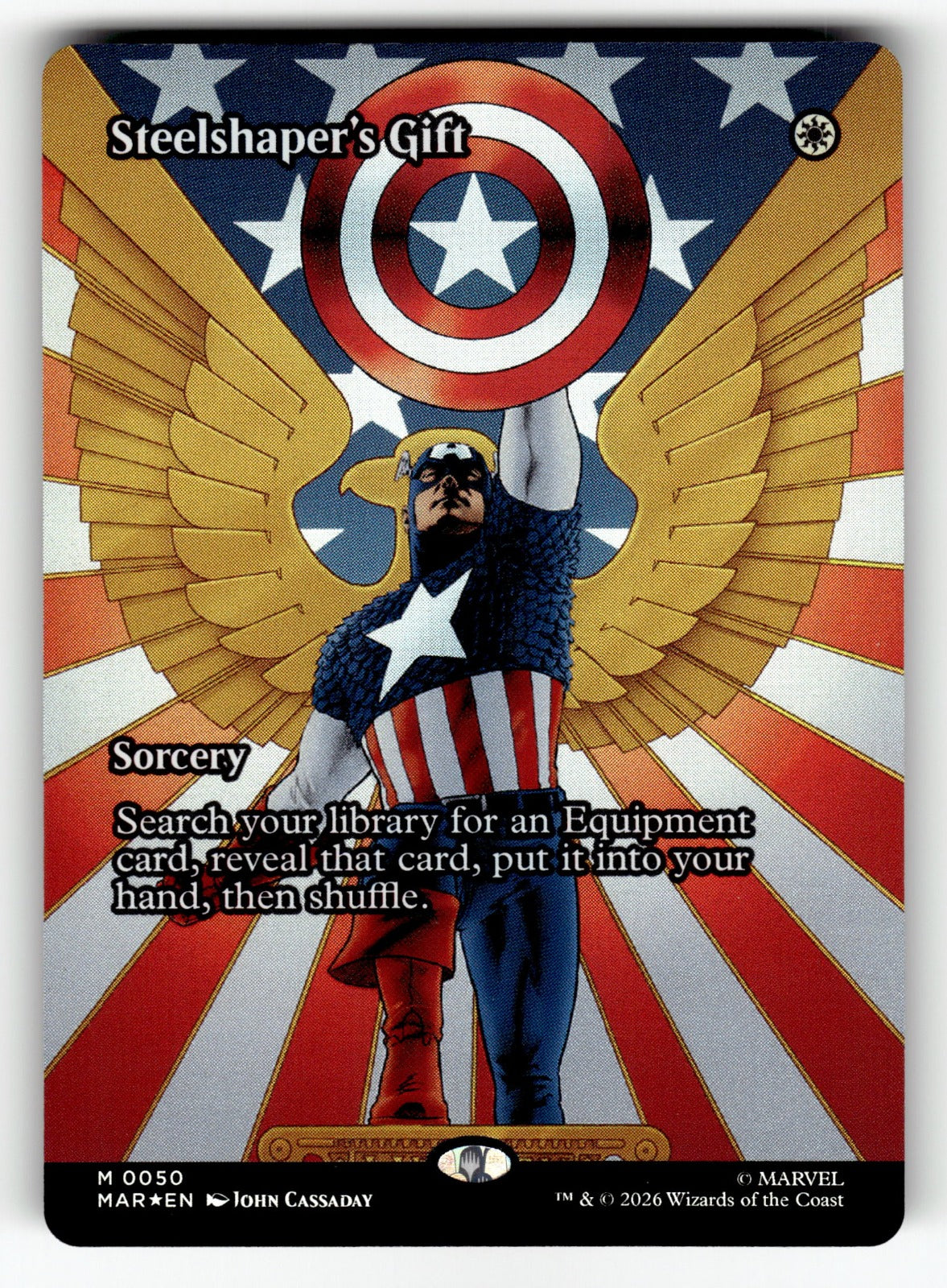 Steelshaper's Gift (Borderless) – 50 MAR: Marvel Universe Eternal-Legal M Foil NM