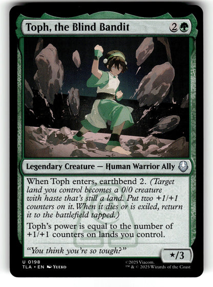 Toph, the Blind Bandit – 198 TLA: Avatar: The Last Airbender U NM