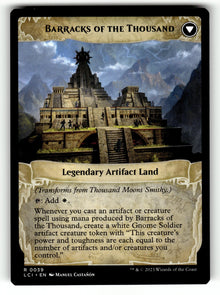 Thousand Moons Smithy – 39 LCI: The Lost Caverns of Ixalan R NM (Back)