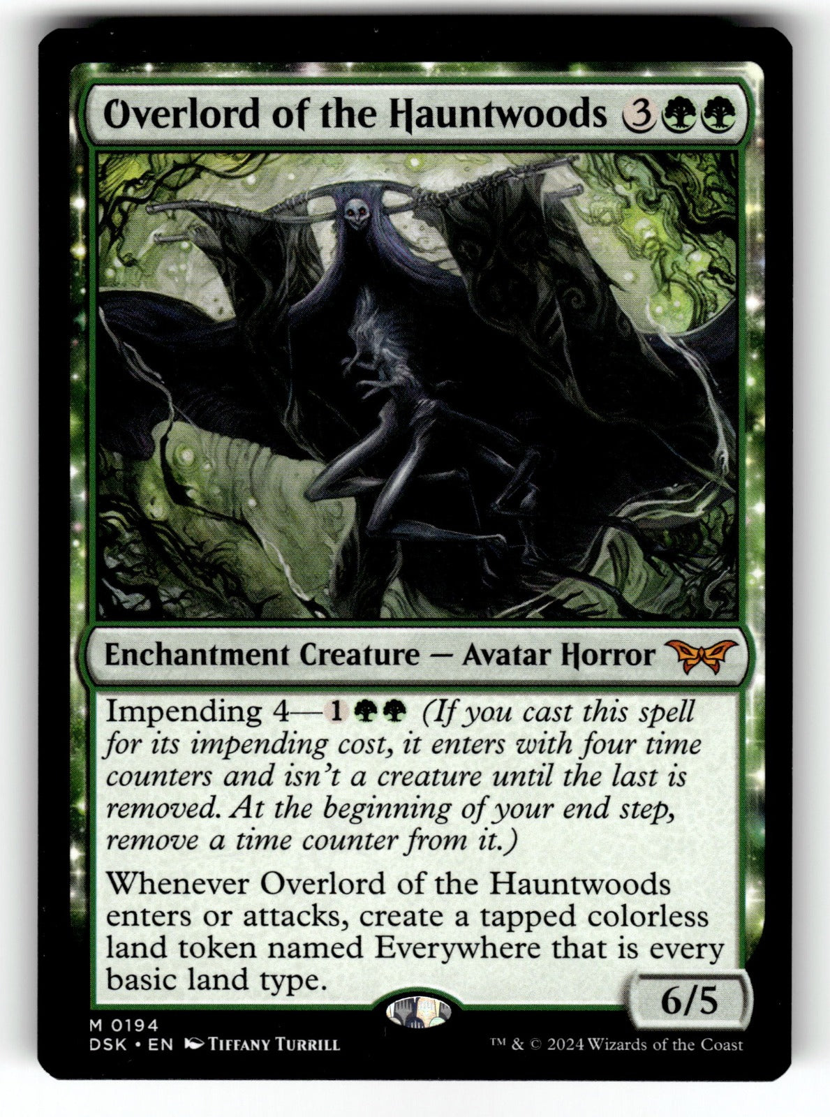 Overlord of the Hauntwoods – 194 DSK: Duskmourn: House of Horror M NM