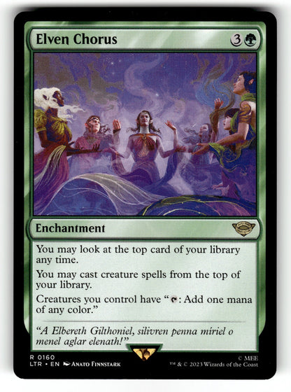 Elven Chorus – 160 LTR: Universes Beyond: The Lord of the Rings: Tales of Middle-earth R NM