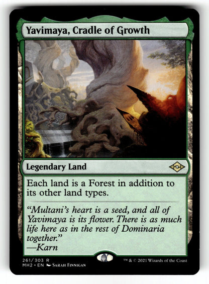 Yavimaya, Cradle of Growth – 261 MH2: Modern Horizons 2 R NM