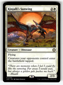 Kinjalli's Sunwing – 130 LCC: Commander: The Lost Caverns of Ixalan R NM