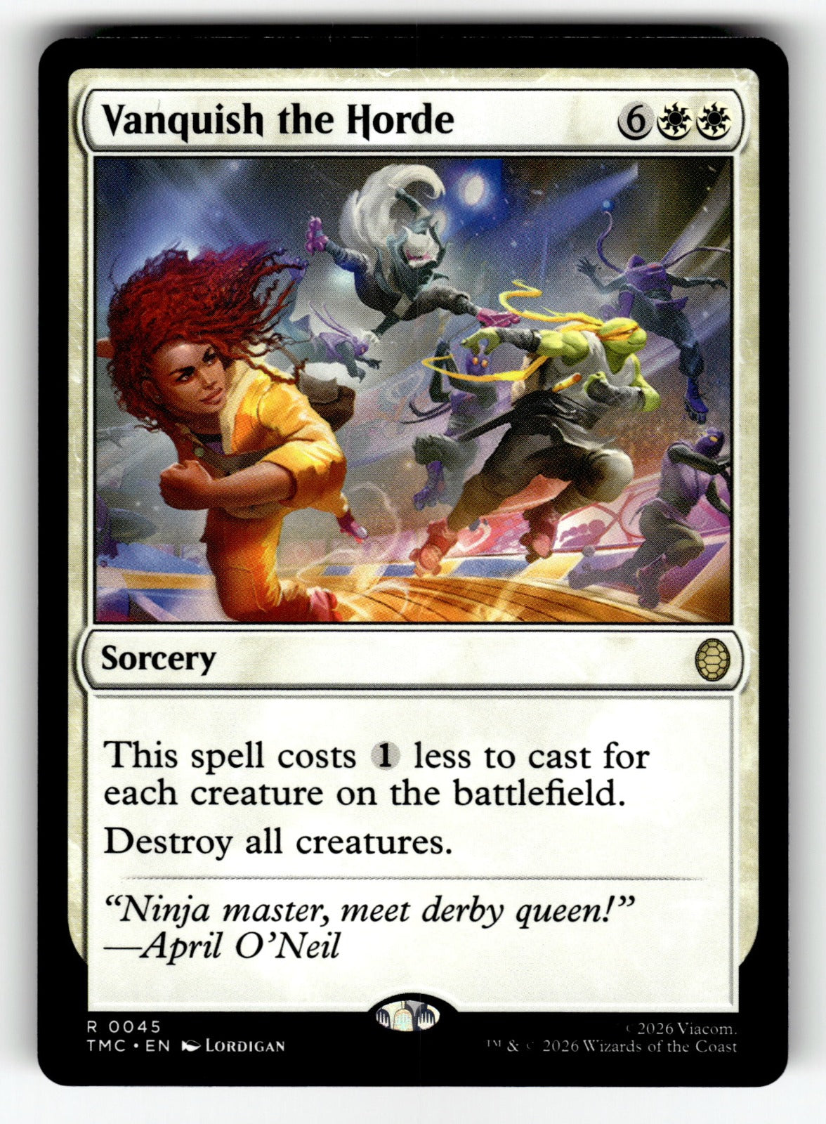 Vanquish the Horde – 45 TMC: Commander: Teenage Mutant Ninja Turtles R NM