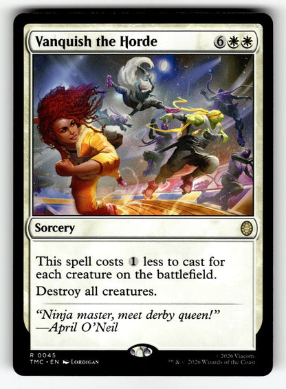 Vanquish the Horde – 45 TMC: Commander: Teenage Mutant Ninja Turtles R NM