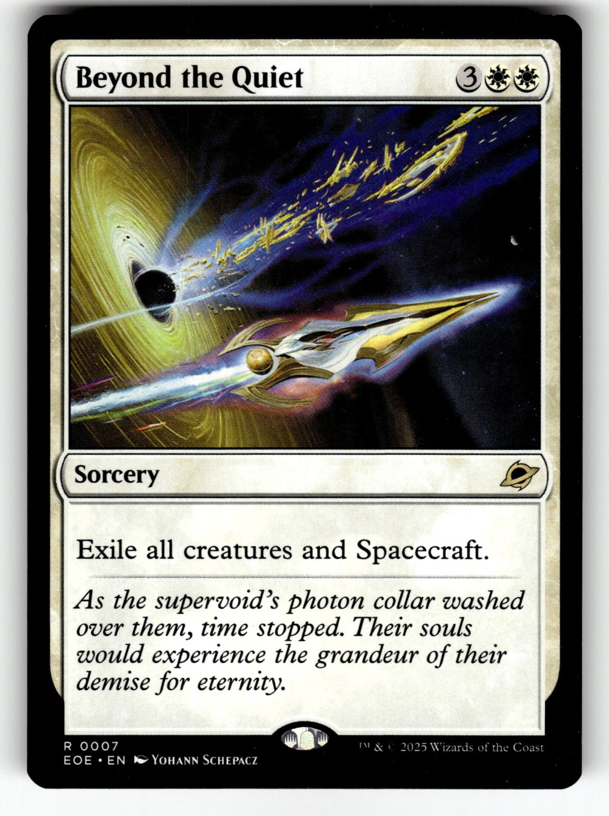 Beyond the Quiet – 7 EOE: Edge of Eternities R NM
