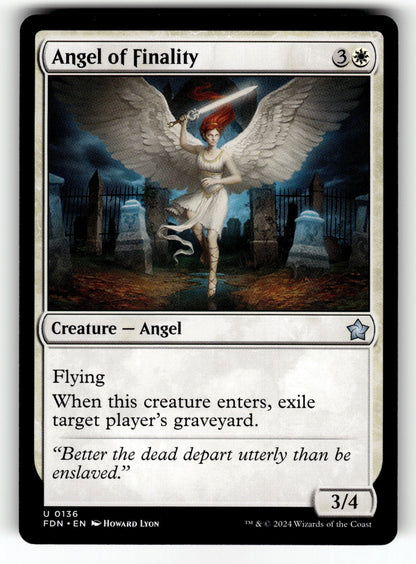 Angel of Finality – 136 FDN: Foundations U NM