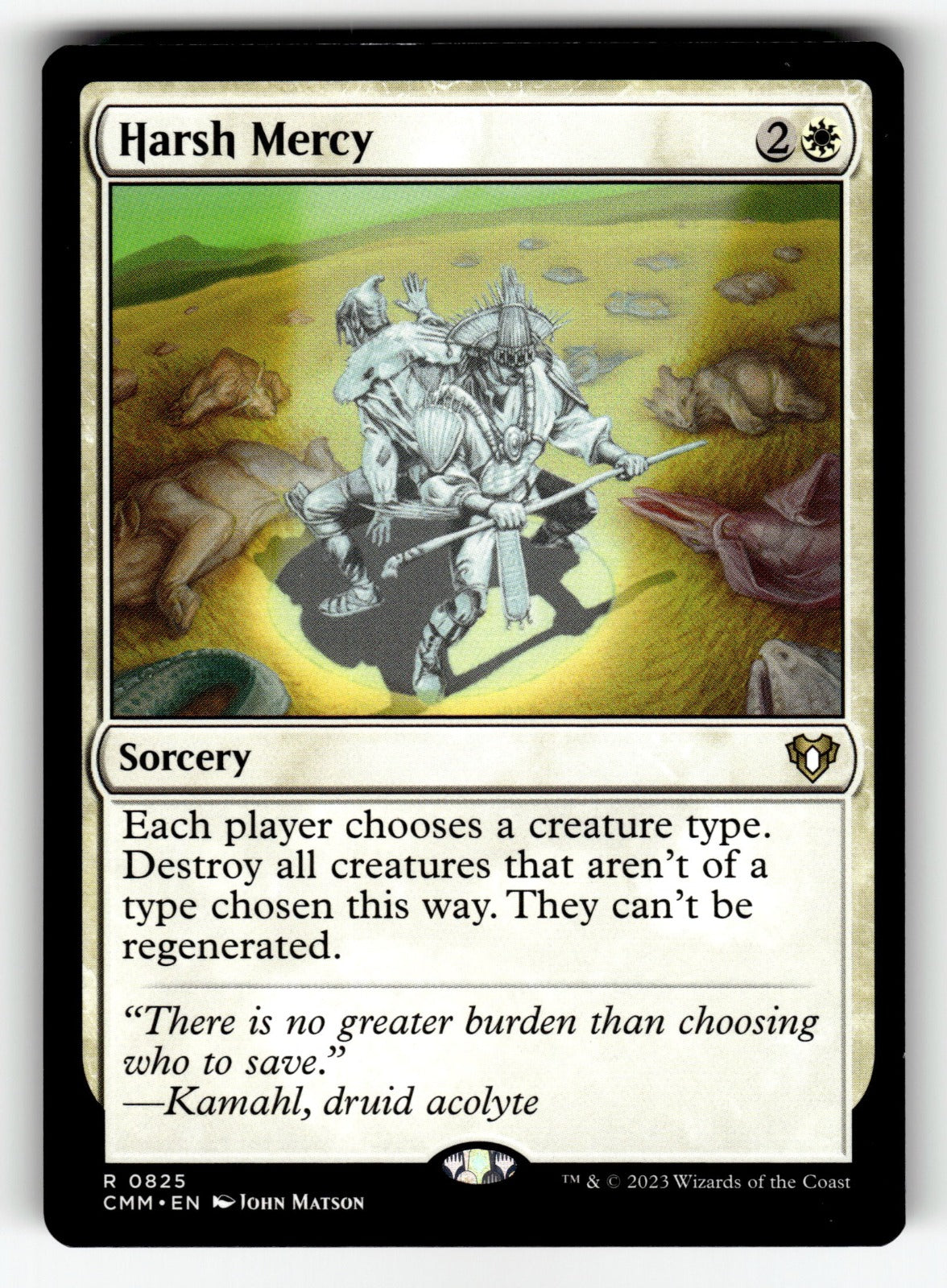 Harsh Mercy – 825 CMM: Commander Masters R NM