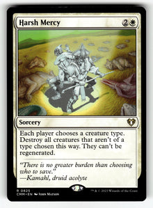Harsh Mercy – 825 CMM: Commander Masters R NM