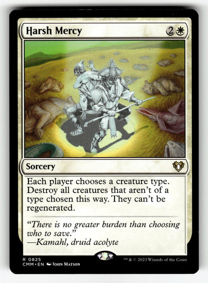Harsh Mercy – 825 CMM: Commander Masters R NM