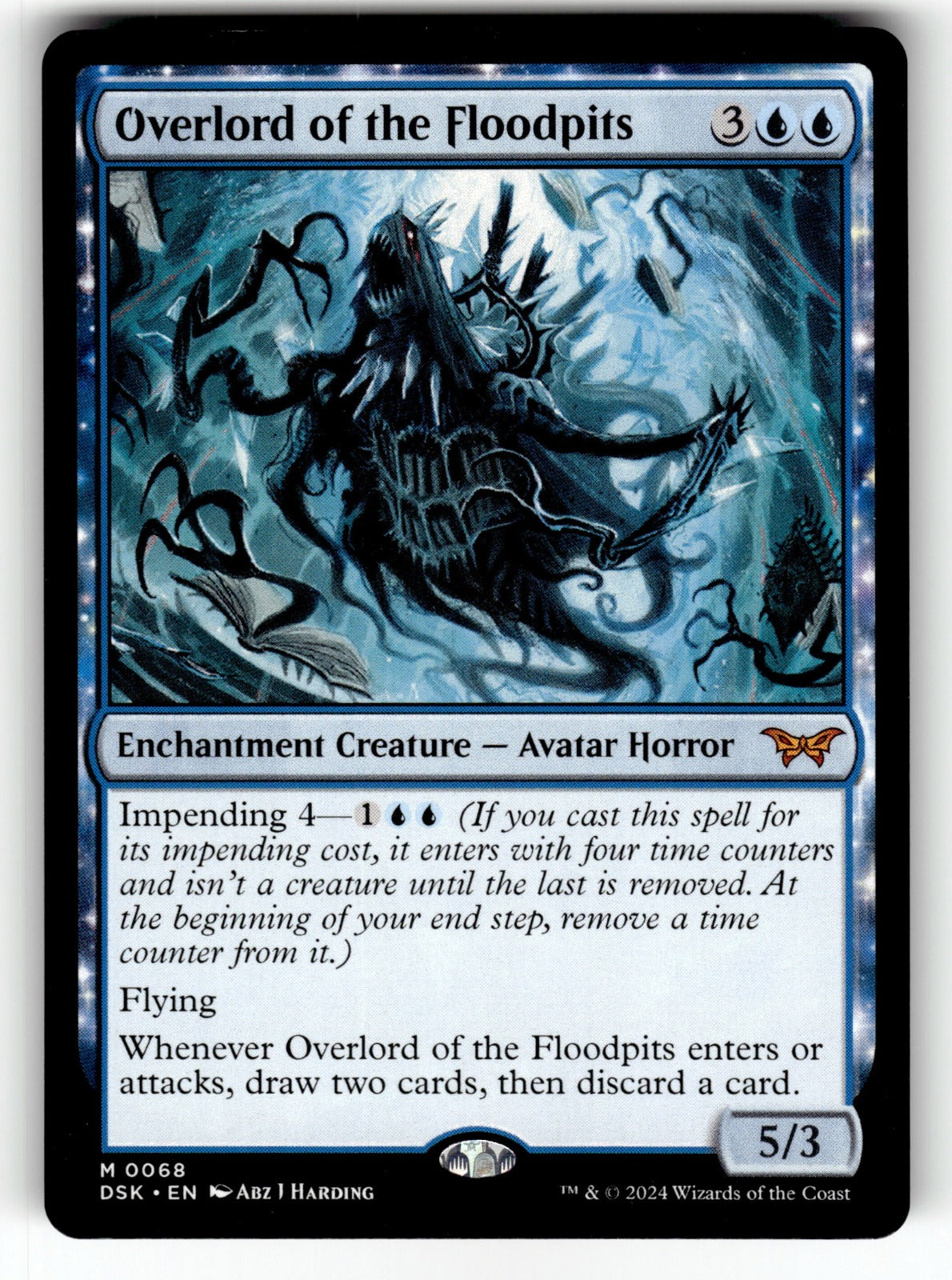 Overlord of the Floodpits – 68 DSK: Duskmourn: House of Horror M NM