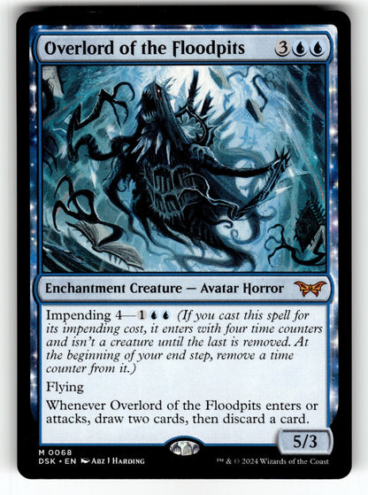 Overlord of the Floodpits – 68 DSK: Duskmourn: House of Horror M NM