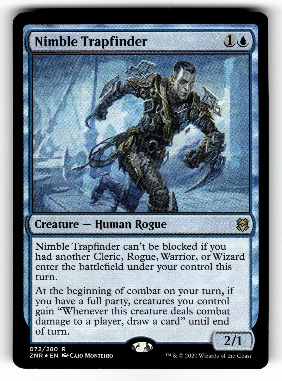 Nimble Trapfinder – 72 ZNR: Zendikar Rising R Foil NM