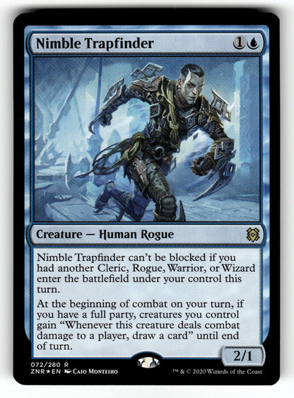 Nimble Trapfinder – 72 ZNR: Zendikar Rising R Foil NM