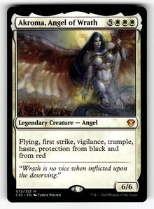 Akroma, Angel of Wrath – 73 C20: Commander 2020 M NM