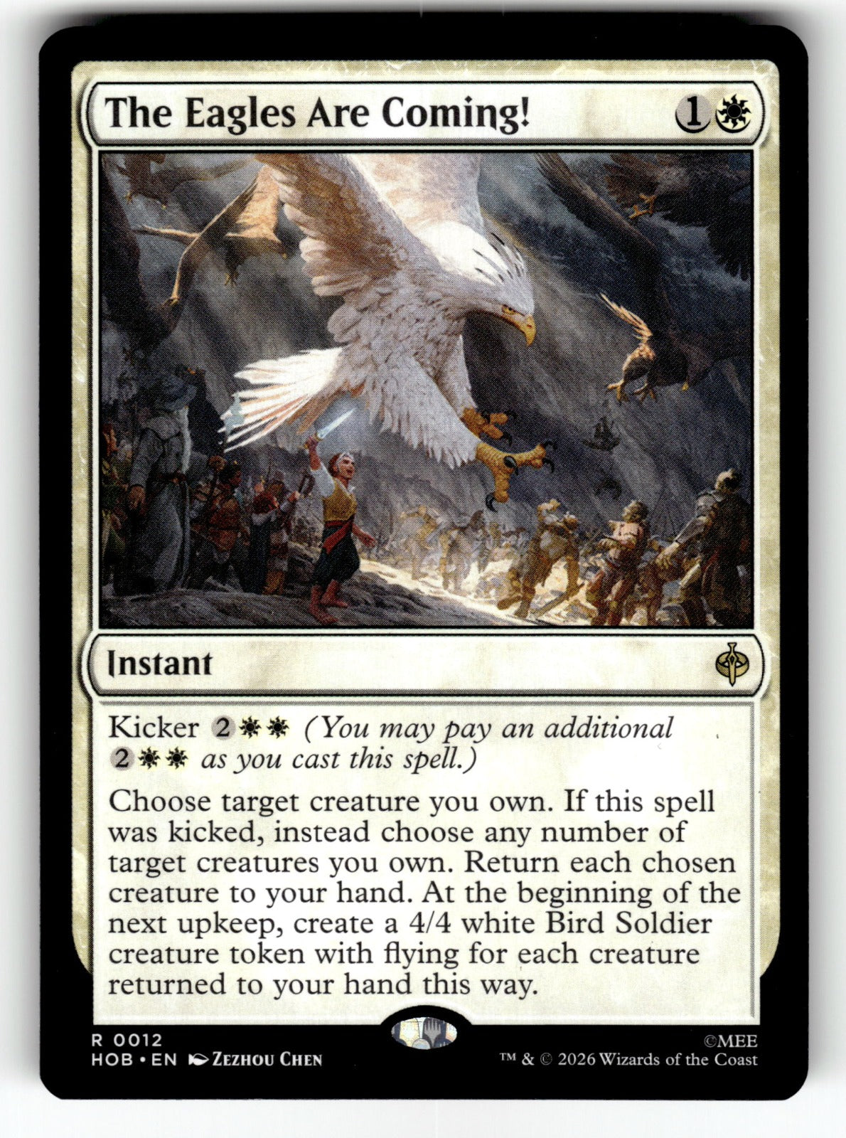 The Eagles Are Coming! – 12 HOB: The Hobbit R NM