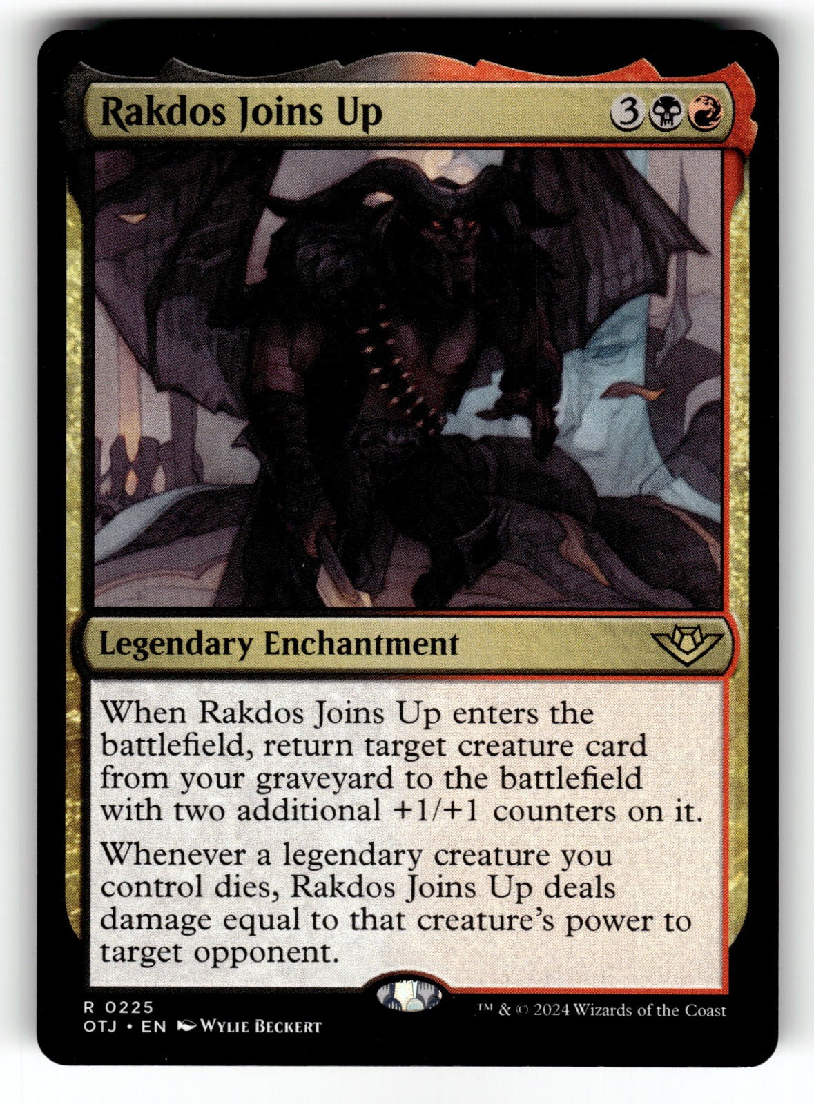 Rakdos Joins Up – 225 OTJ: Outlaws of Thunder Junction R NM
