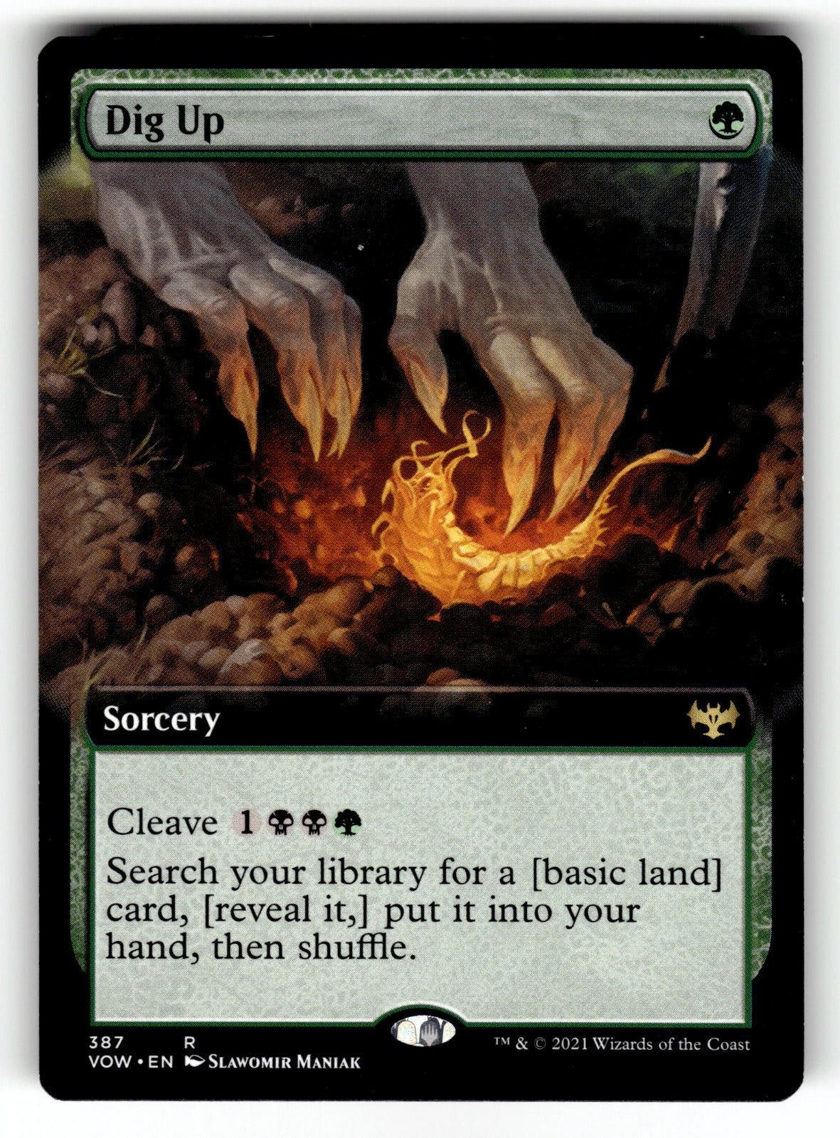 Dig Up (Extended Art) – 387 VOW: Innistrad: Crimson Vow R LP