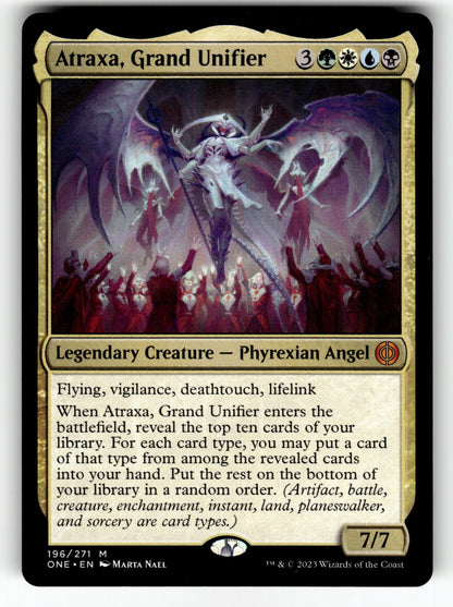 Atraxa, Grand Unifier – 196 ONE: Phyrexia: All Will Be One M NM