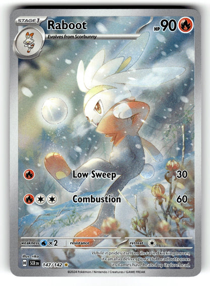 Raboot - – 147/142 SCR: SV07: Stellar Crown Illustration Rare HoloNM