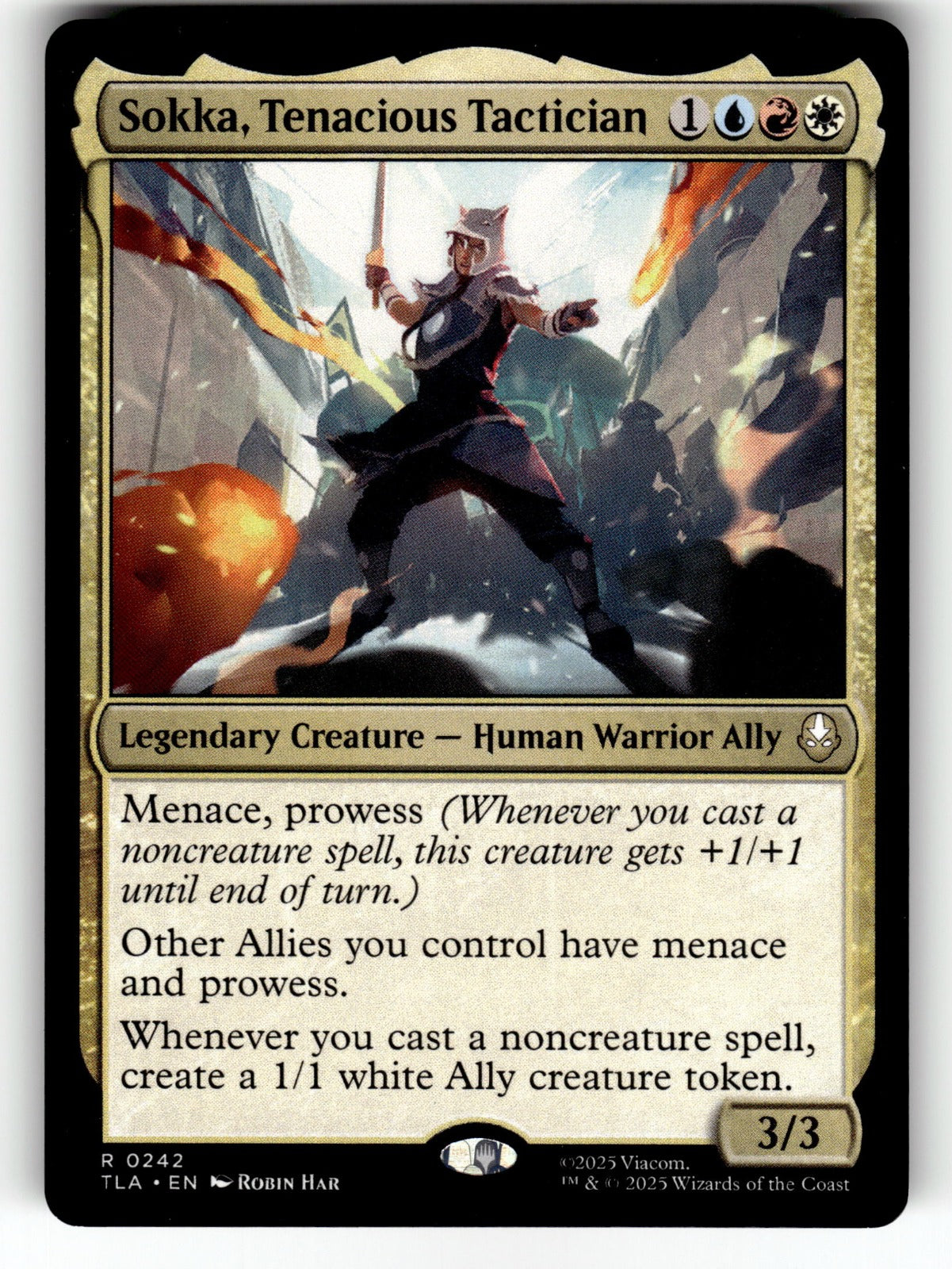 Sokka, Tenacious Tactician – 242 TLA: Avatar: The Last Airbender R NM