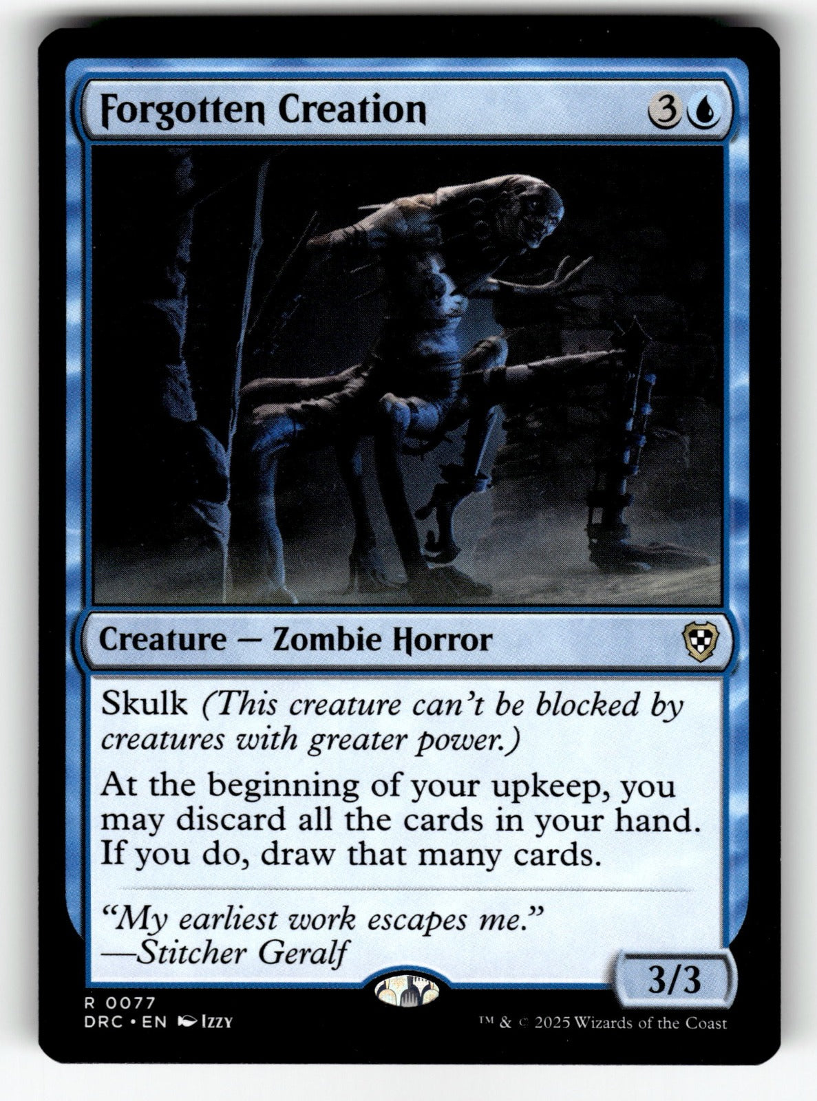 Forgotten Creation – 77 DRC: Commander: Aetherdrift R NM