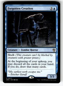 Forgotten Creation – 77 DRC: Commander: Aetherdrift R NM