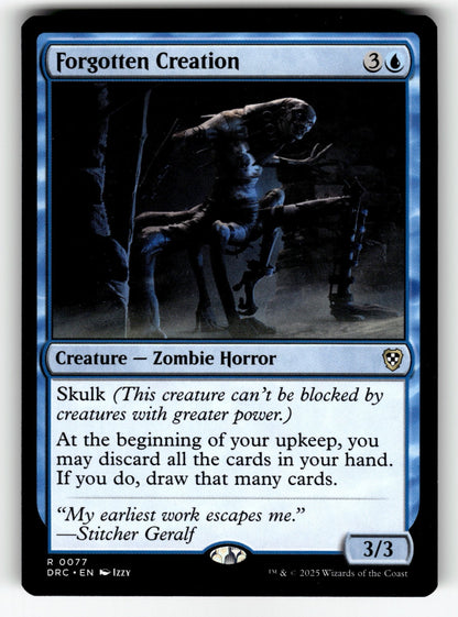Forgotten Creation – 77 DRC: Commander: Aetherdrift R NM