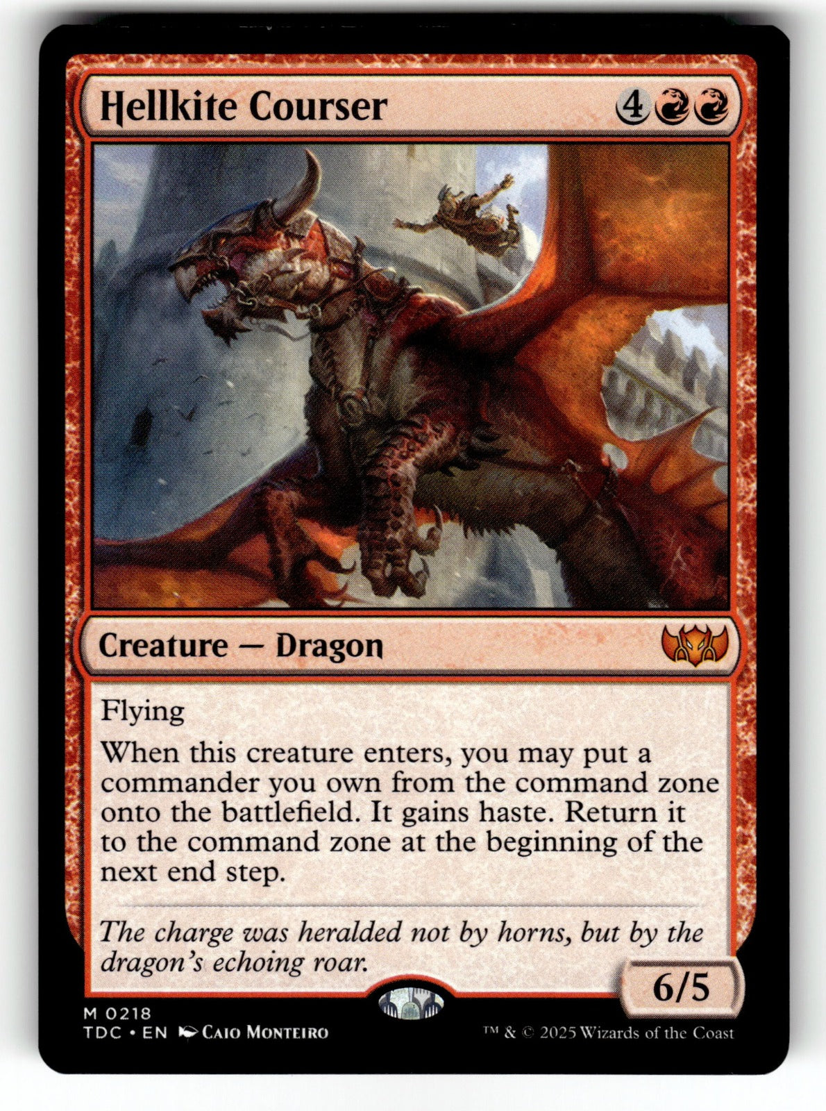 Hellkite Courser – 218 TDC: Commander: Tarkir: Dragonstorm M NM
