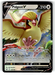 Pidgeot V – 137/196 SWSH11: SWSH11: Lost Origin Ultra Rare Holo NM