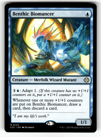 Benthic Biomancer – 145 LCC: Commander: The Lost Caverns of Ixalan R NM