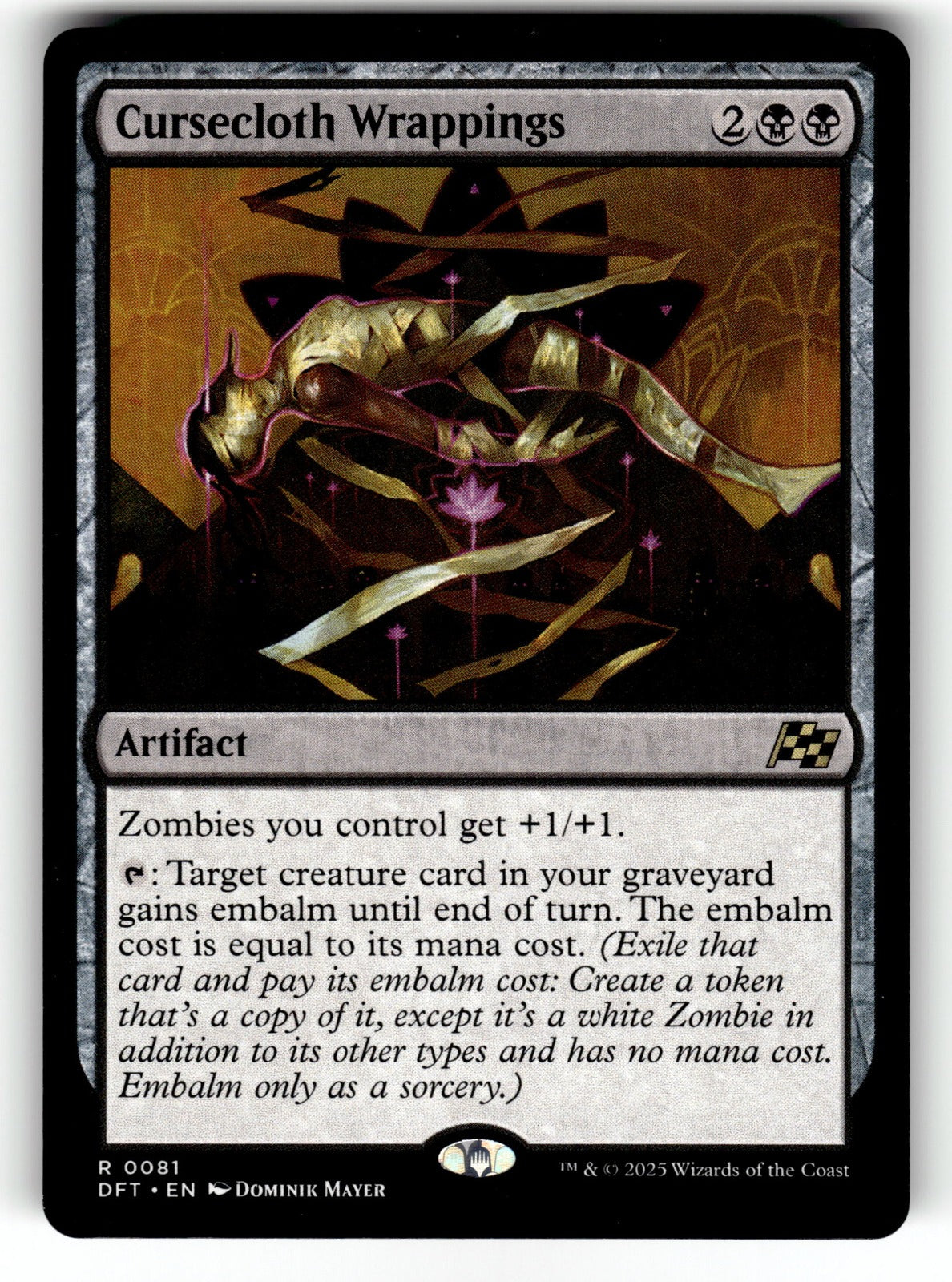 Cursecloth Wrappings – 81 DFT: Aetherdrift R NM