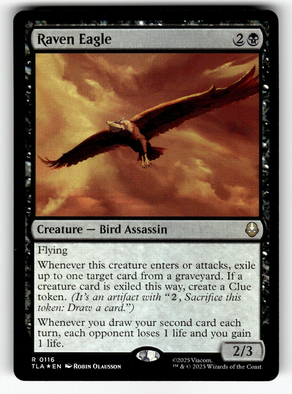Raven Eagle – 116 TLA: Avatar: The Last Airbender R Foil NM