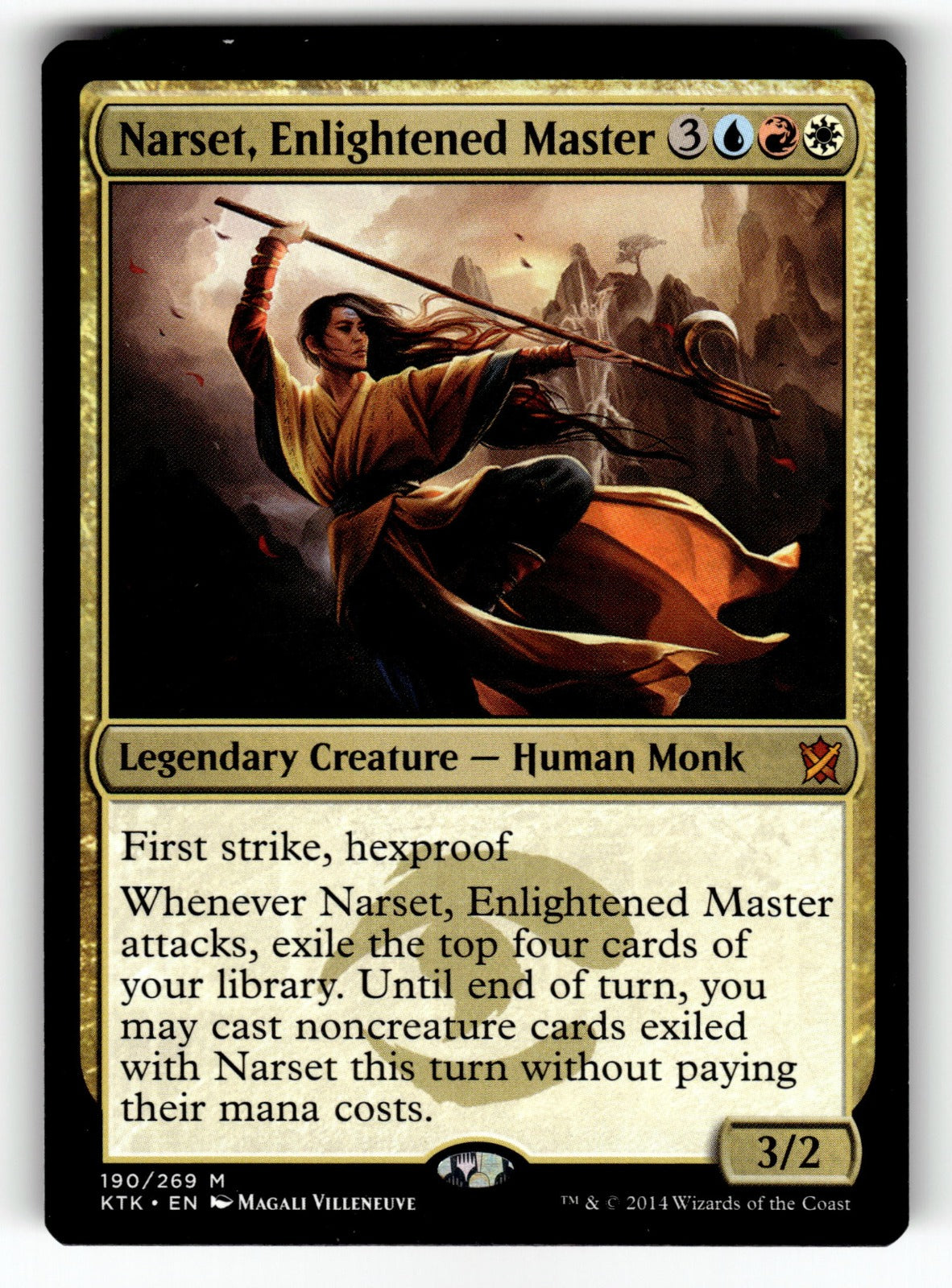 Narset, Enlightened Master – 190 KTK: Khans of Tarkir M LP