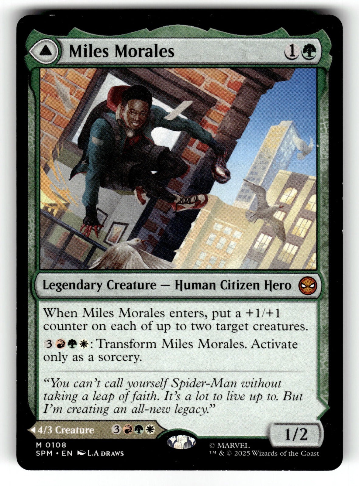 Miles Morales – 108 SPM: Marvel's Spider-Man M LP