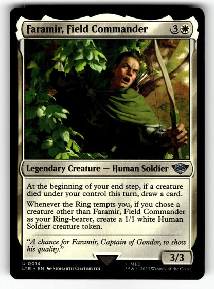 Faramir, Field Commander – 14 LTR: Universes Beyond: The Lord of the Rings: Tales of Middle-earth U NM