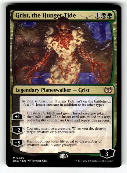 Grist, the Hunger Tide – 220 DSC: Commander: Duskmourn: House of Horror M NM