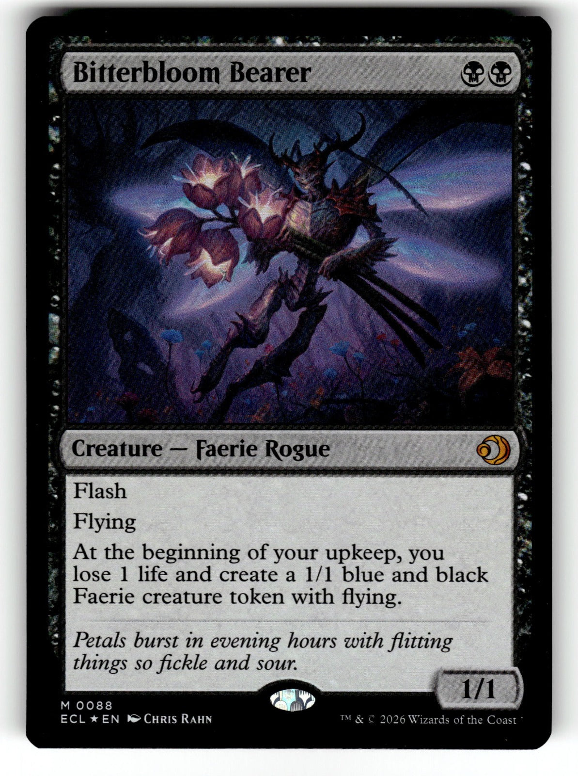 Bitterbloom Bearer – 88 ECL: Lorwyn Eclipsed M Foil NM
