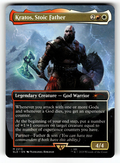 Kratos, Stoic Father – 2213 SLD: Secret Lair Drop Series M NM