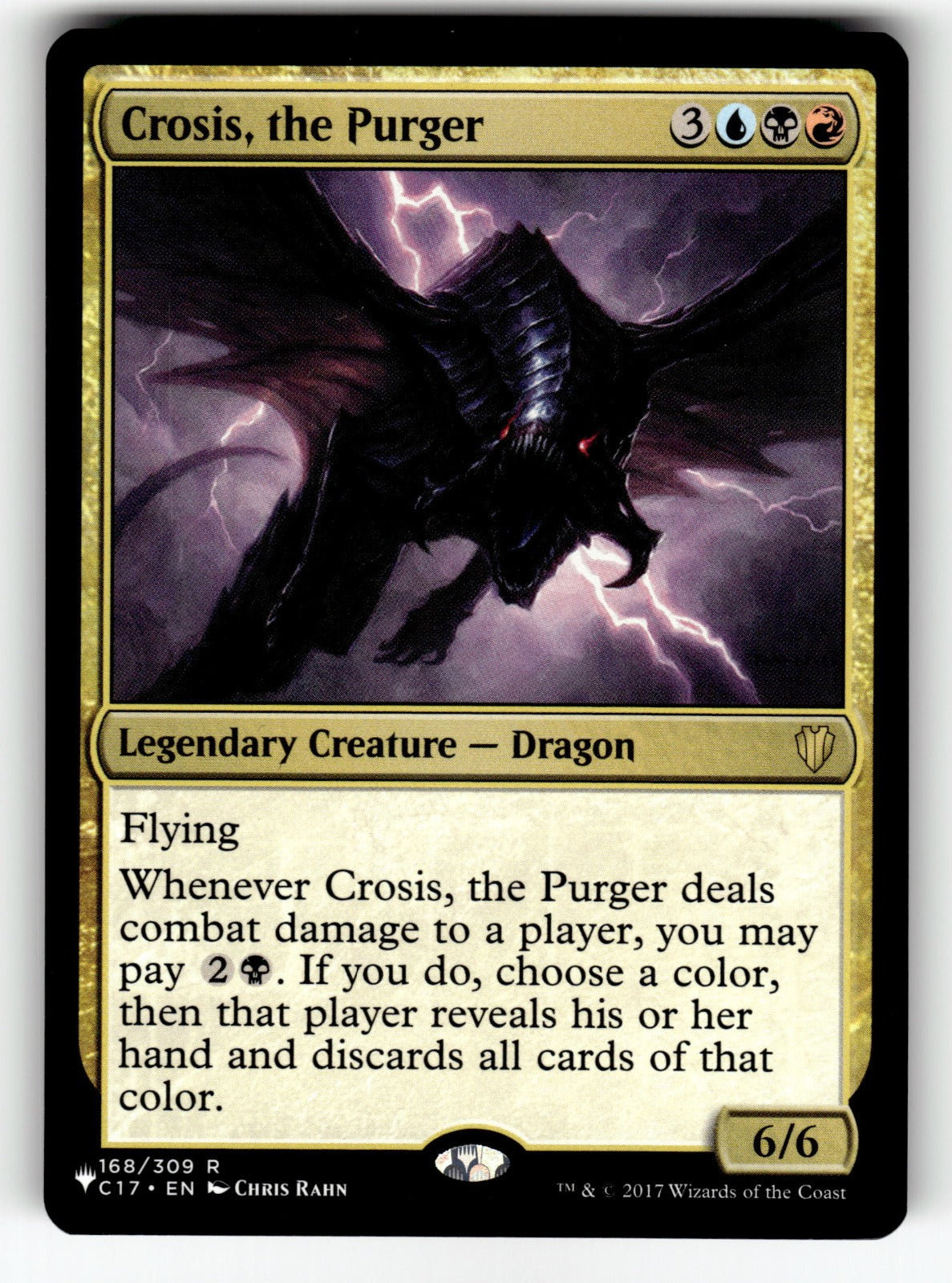 Crosis, the Purger – 168 C17: Commander 2017 R NM