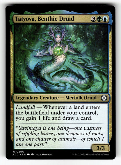 Tatyova, Benthic Druid – 290 LCC: Commander: The Lost Caverns of Ixalan U NM