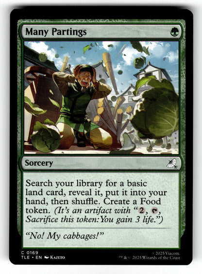 Many Partings – 169 TLE: Avatar: The Last Airbender: Eternal-Legal C NM